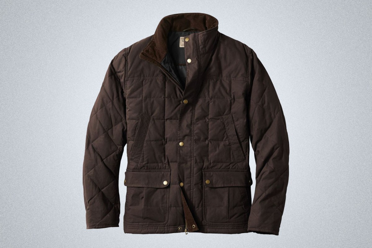 L.L. Bean Upcountry Waxed-Cotton Down Jacket