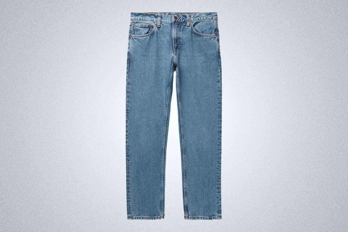Nudie Jeans Gritty Jackson Straight-Leg Organic Selvage Jeans