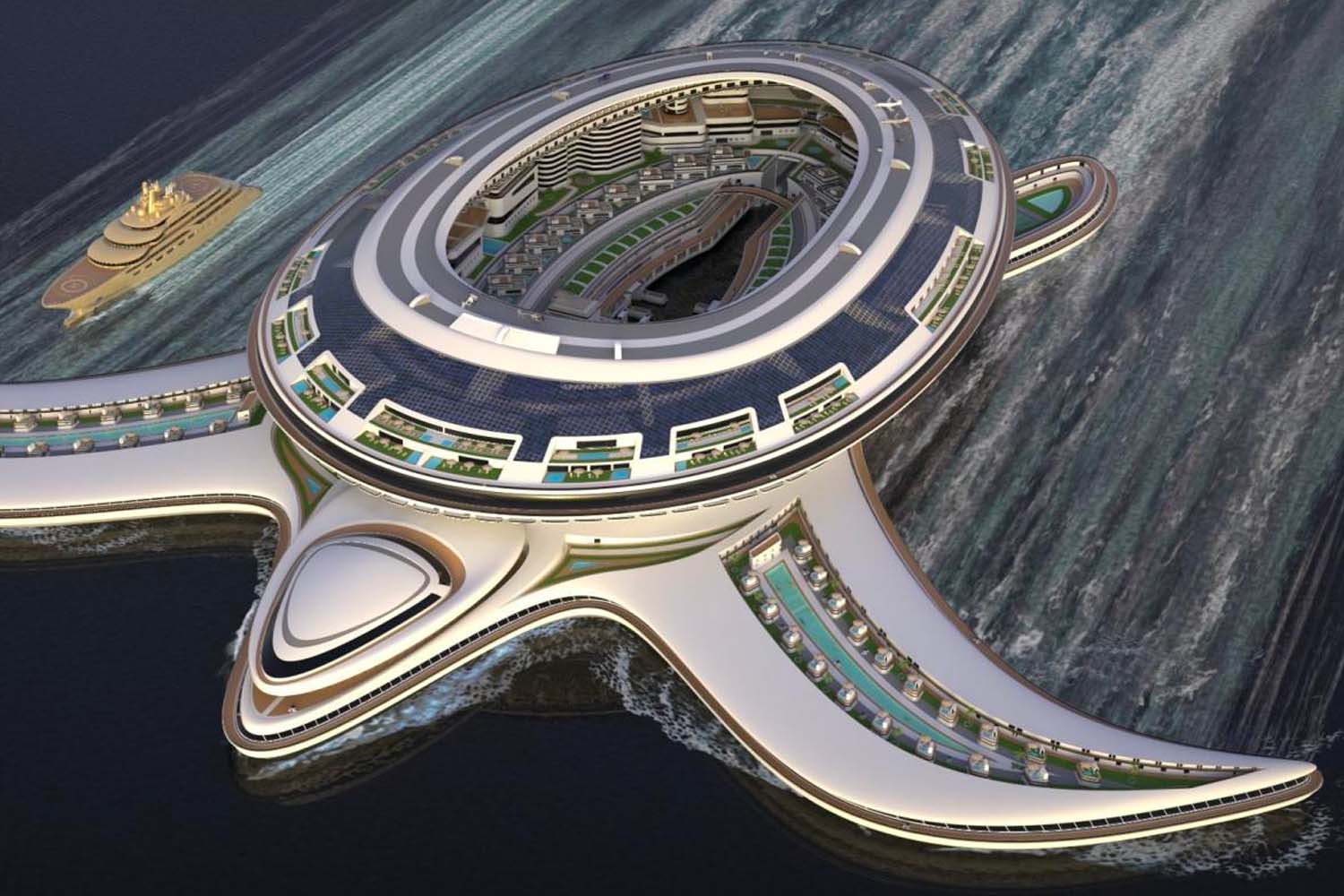 A rendering of Pangeos