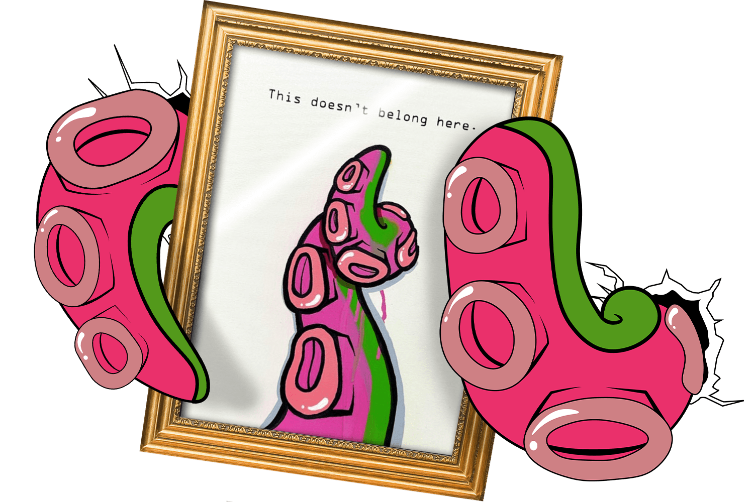 Cameron Robbie's tentacle piece