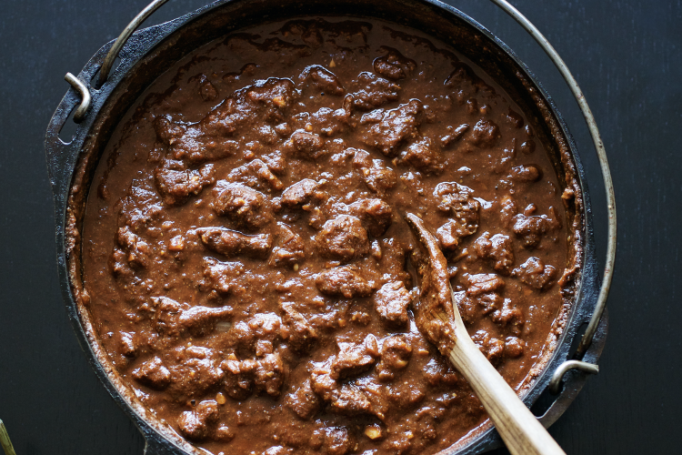 You won't find beans in competition-style Texas chili.