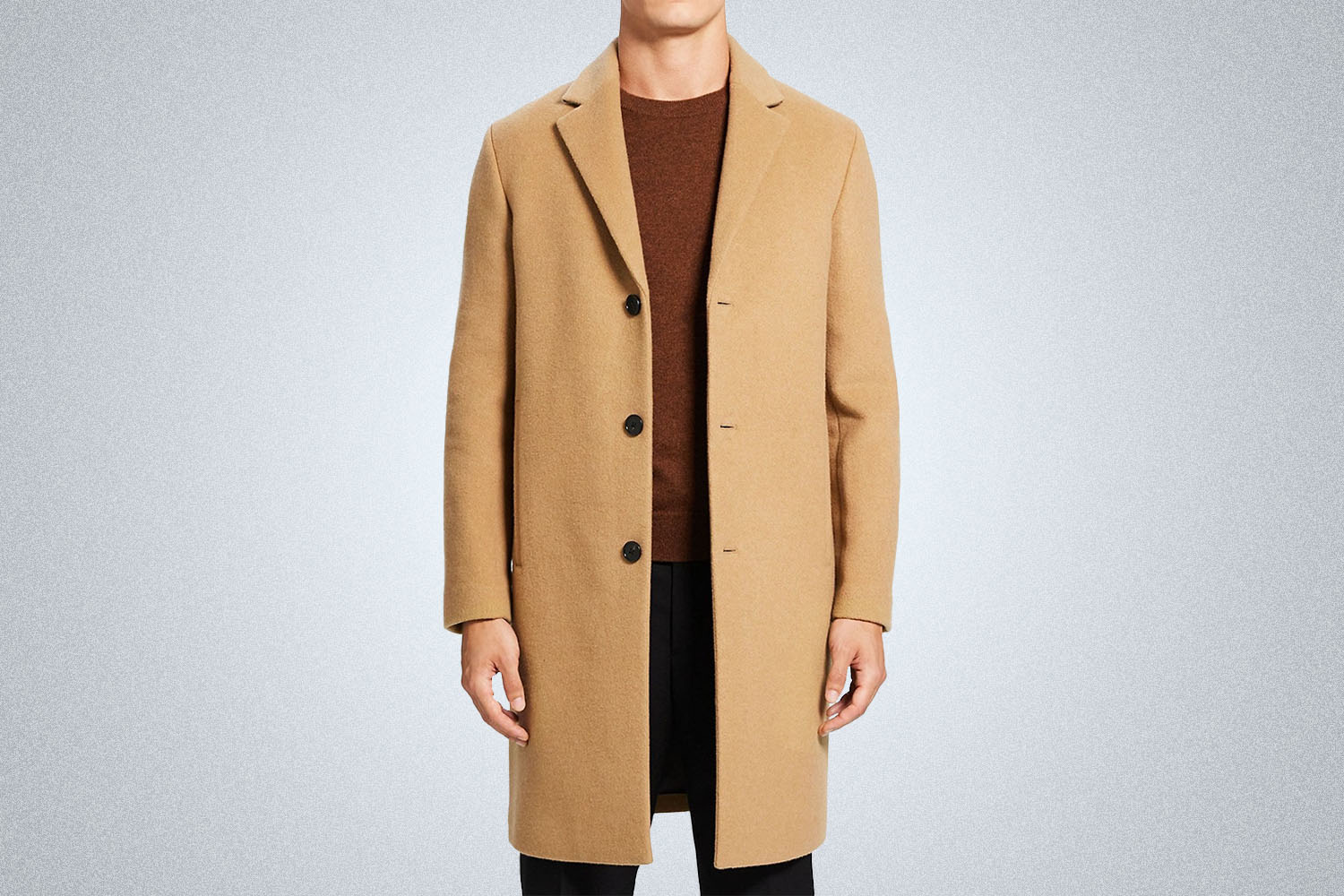 Theory Suffolk Single-Breasted Overcoat