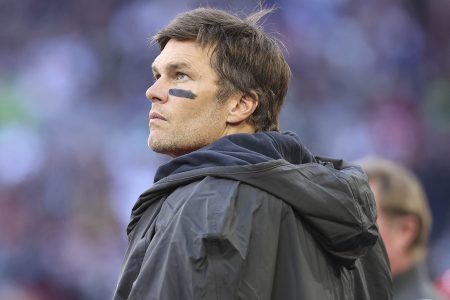 Tom Brady in Germany before playing the Seattle Seahawks at Allianz Arena. In spite of recent speculation, the QB doesn't seem likely to be a head coach.