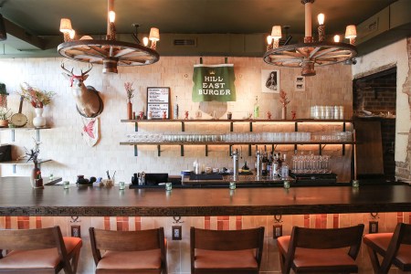 The bar at Hill East Burger in Washington, D.C., one of our favorite new restaurants