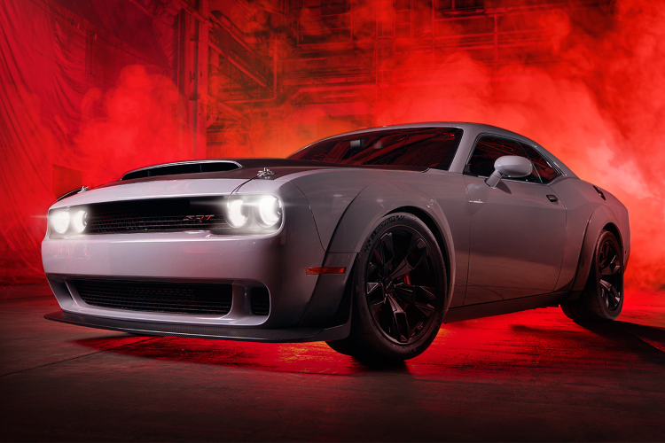 A Dodge Challenger SRT Demon muscle car that's been customized by SpeedKore. It's being given away by fundraising platform Omaze.