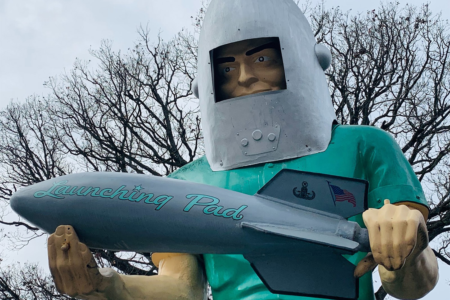 The Gemini Giant at the Launching Pad, Wilmington, IL on Route 66
