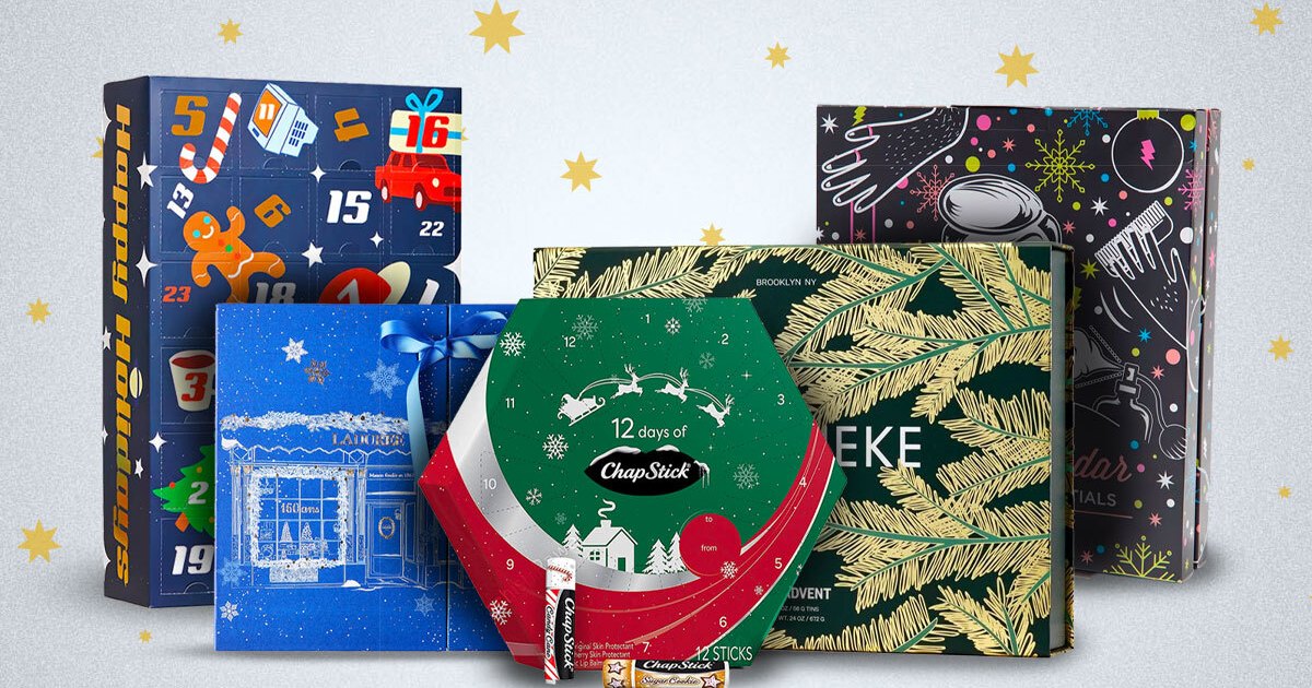 A sampling of the best holiday advent calendars for 2022.