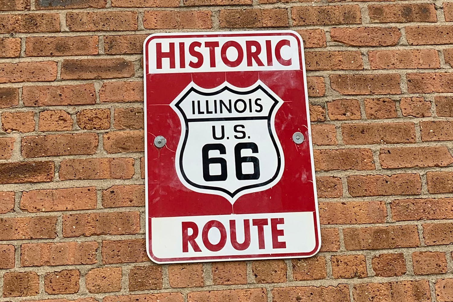 Illinois Route 66 Historic sign