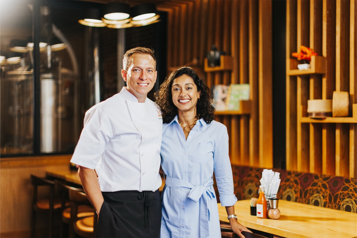 Braden and Yasmin Wages of Malai Kitchen in Dallas, Texas