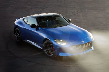 The 2023 Nissan Z sports car in blue. We tested the all-new coupe. Here's our full review.