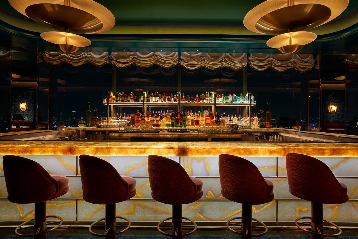 The cloud bar in Nubeluz, a new rooftop bar at The Ritz-Carlton NoMad hotel in NYC from acclaimed chef José Andrés