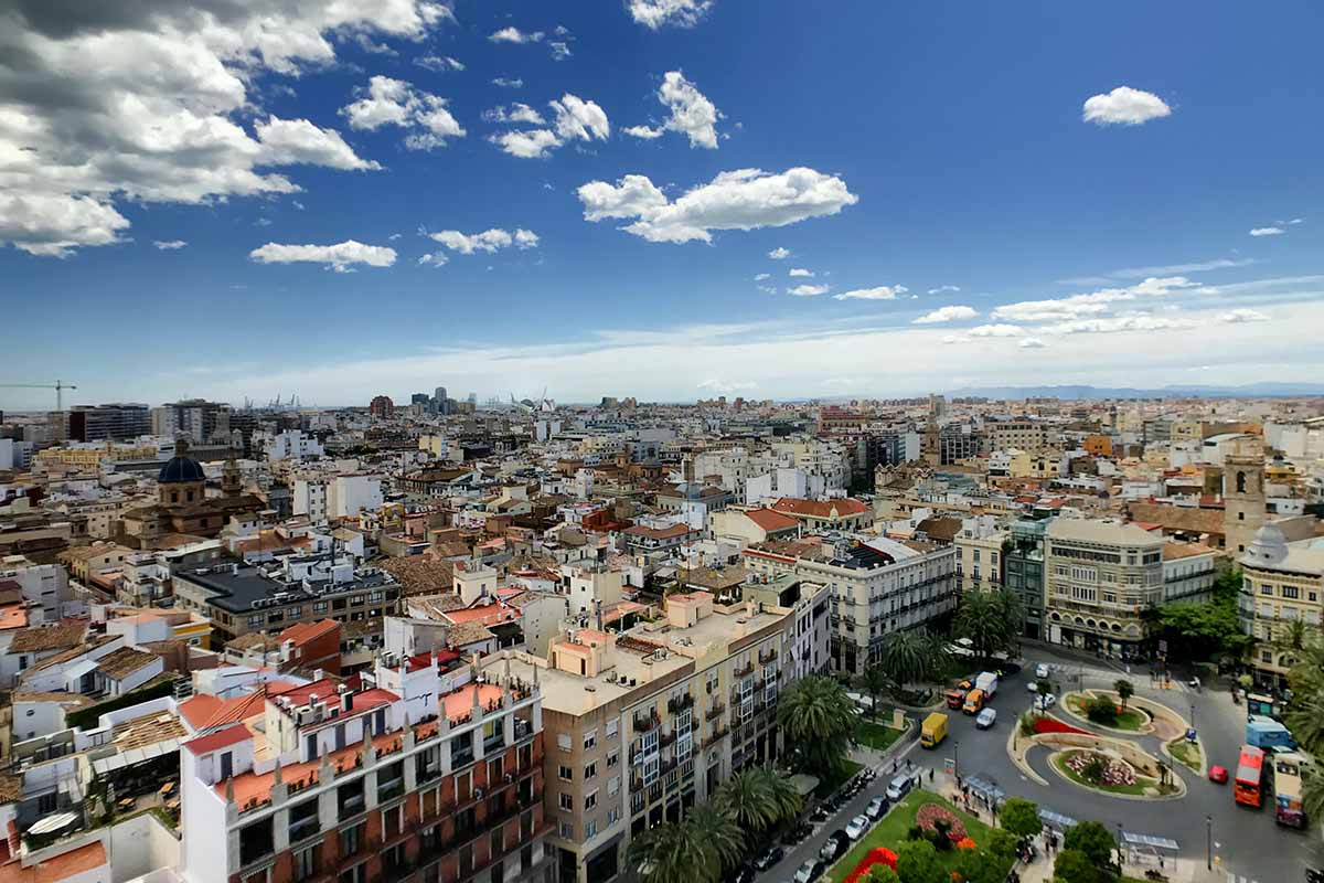 An aerial view of Valencia, Spain, which was just ranked the world's best city for expats