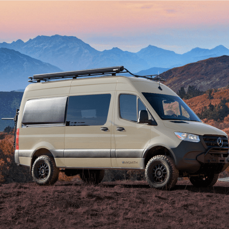A Mercedes-Benz Sprinter Van converted into a #vanlife vehicle by conversion company Vansmith that's currently being given away by Omaze