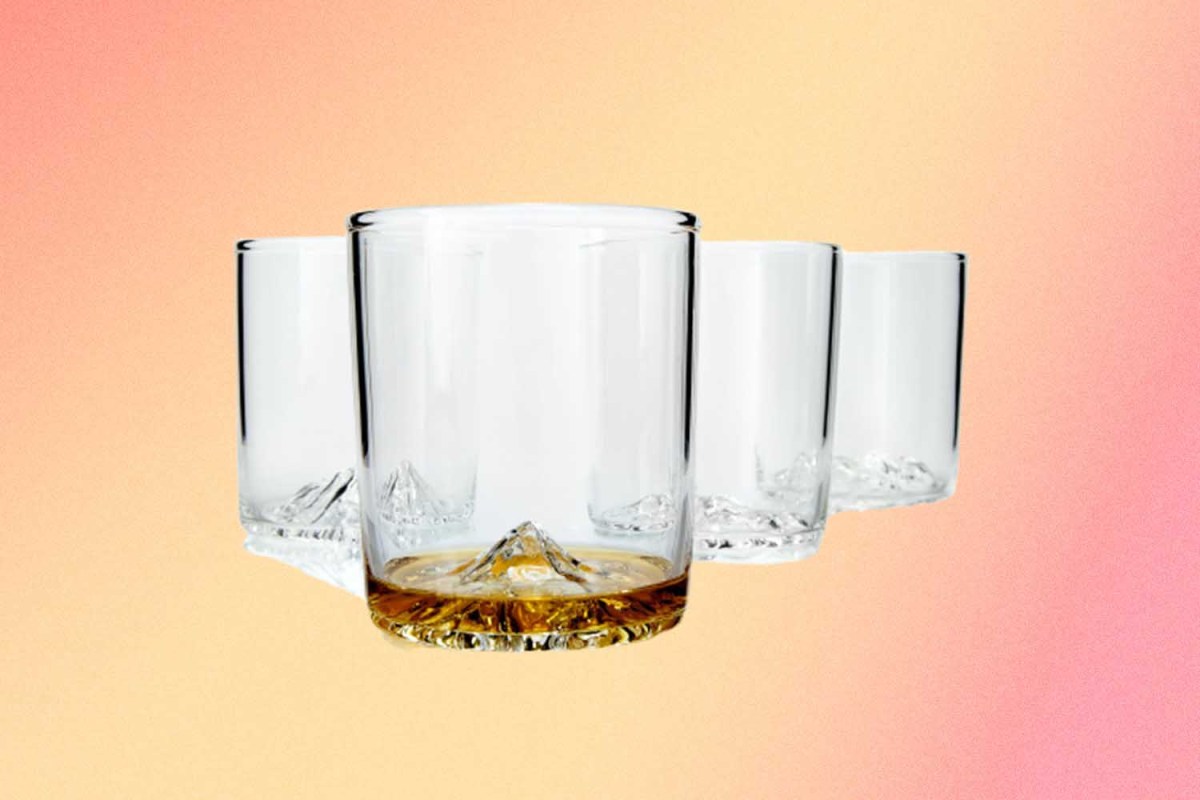 Whiskey Peaks Grand Tetons (Set of 4) Whiskey Glasses