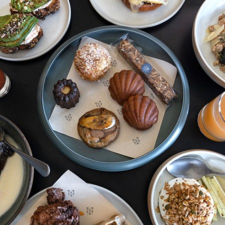 brunch spread at the noortwyck with pastries, avocado toast, farro and french toast