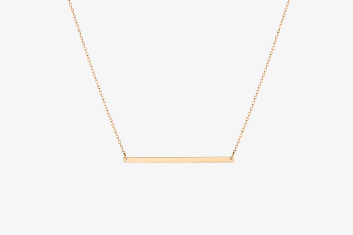 Gold Bar Necklace