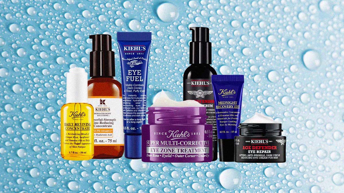Collection of Kiehl's products
