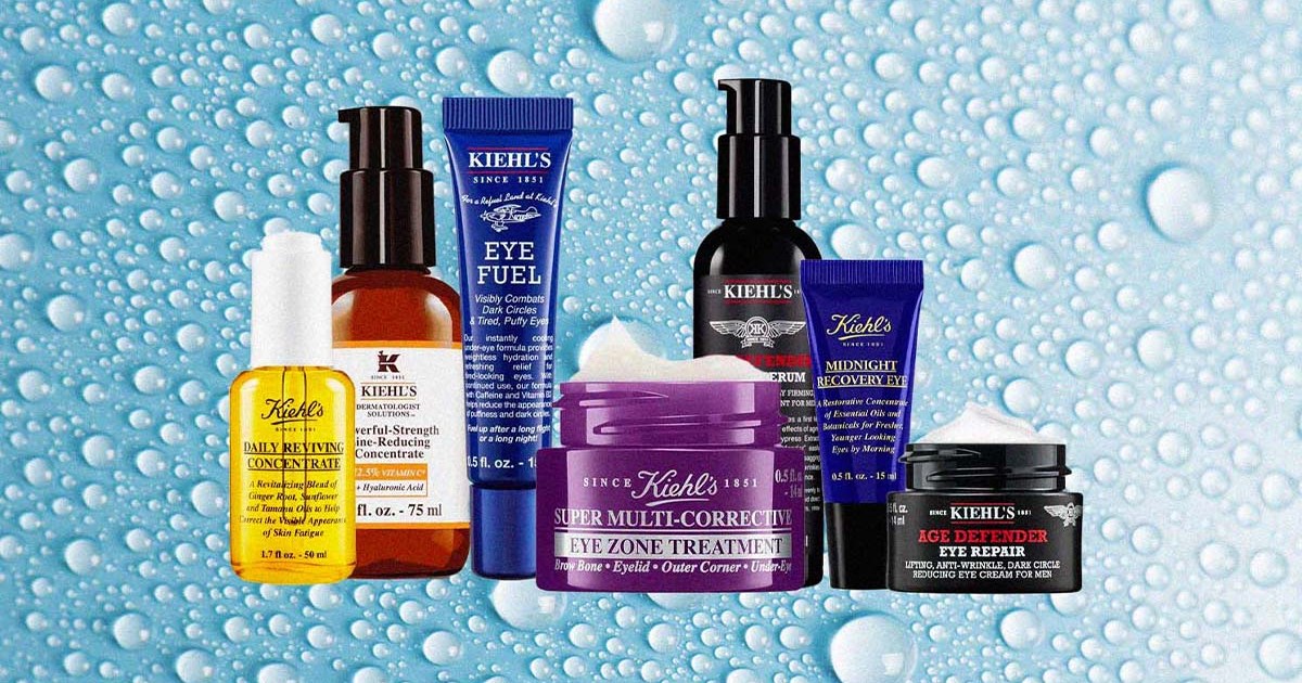 Collection of Kiehl's products