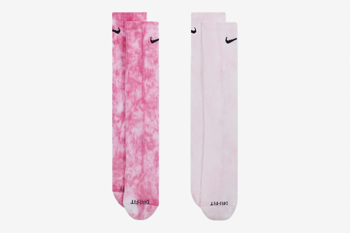 For Highlighting Those Impressive Calves: Nike Everyday Plus Cushioned Tie-Dye Crew Socks (2-Pack)
