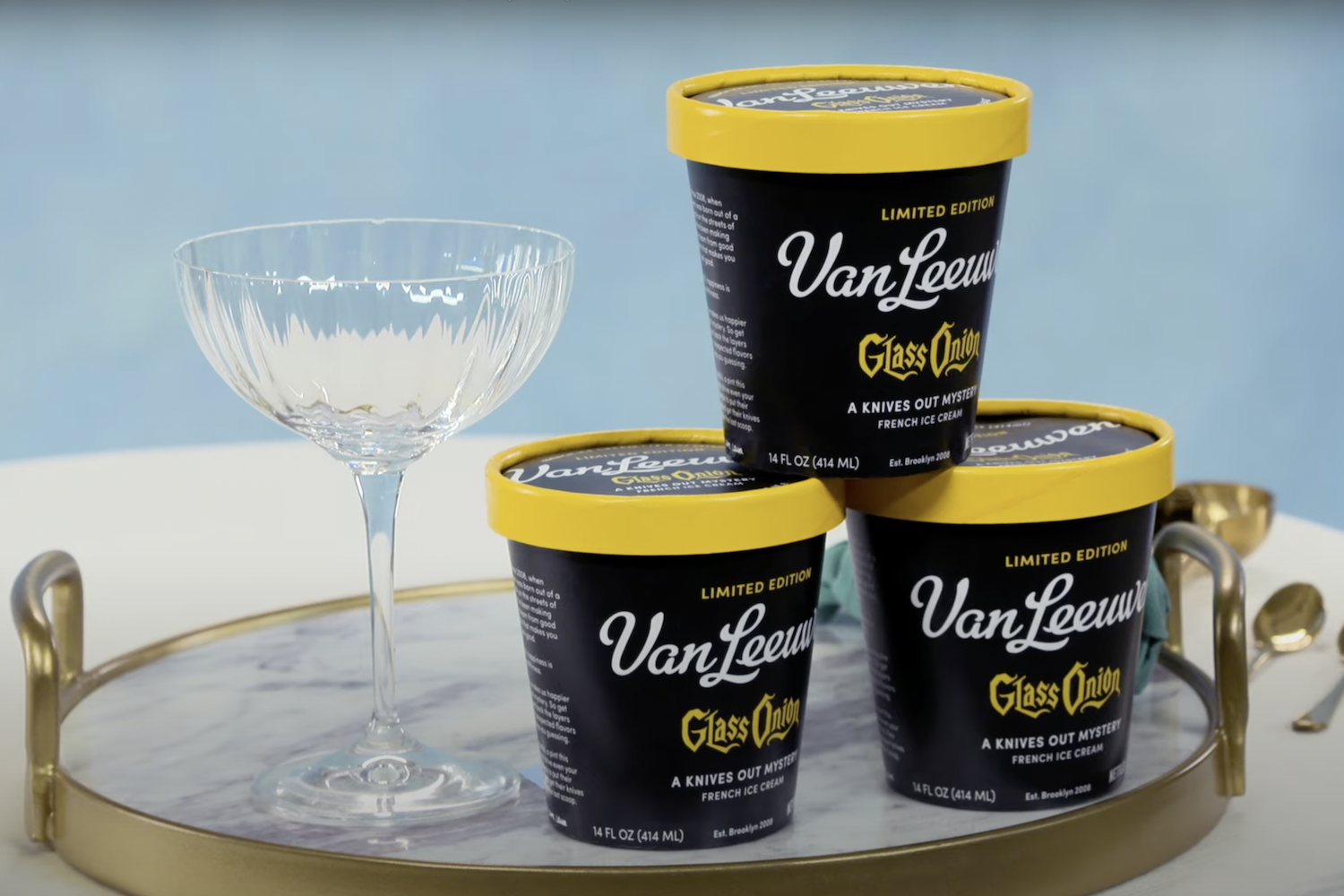 Van Leeuwen Created an Ice Cream to Celebrate “Glass Onion" InsideHook