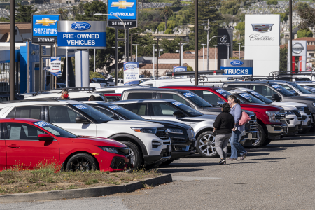 Car dealerships in Colma, California on Friday, July 22, 2022. We take a look at the most recalled automaker of 2022.