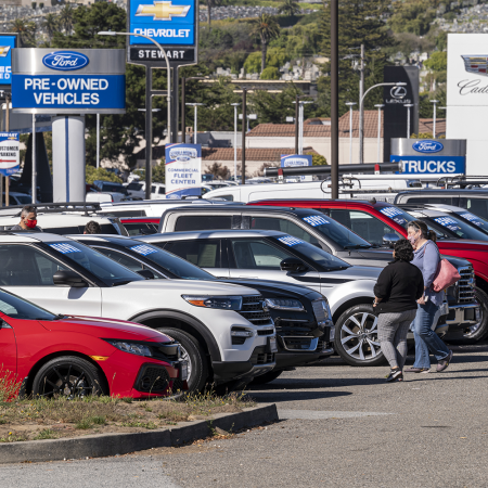 Car dealerships in Colma, California on Friday, July 22, 2022. We take a look at the most recalled automaker of 2022.