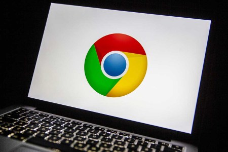 The logo of Google Chrome is seen on laptop's screen in Ankara, Turkey on February 18, 2020