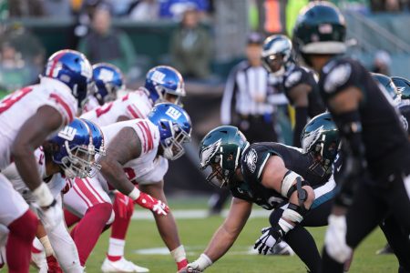 The Eagles face off with the Giants in 2021.