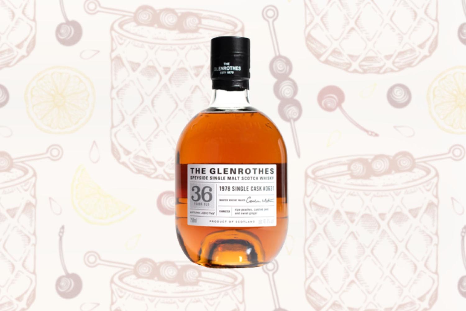 The Glenrothes 36 Year Old Single Cask Scotch