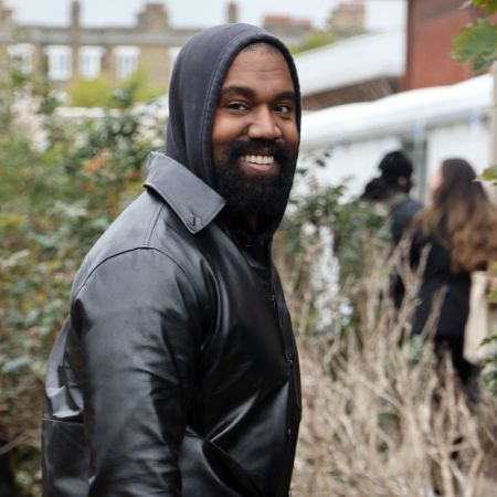 Kanye West leaving the Burberry S/S 2022 Catwalk Show during London Fashion Week September 2022. The musician is in trouble for recent pro-Hitler speech.