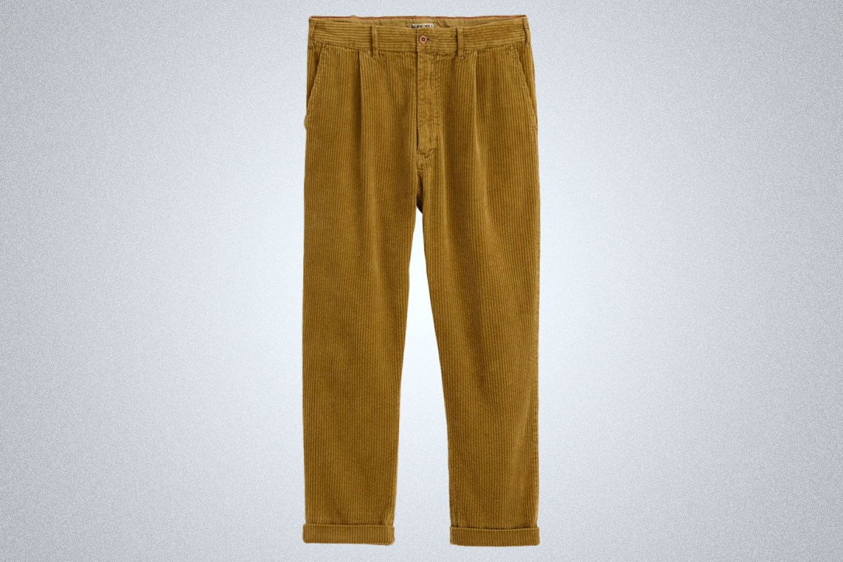 Alex Mill Standard Pleated Rugged Corduory Pant