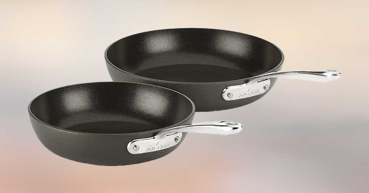 All-Clad 8.5" and 10.5-Inch Fry Pan Set, now on sale
