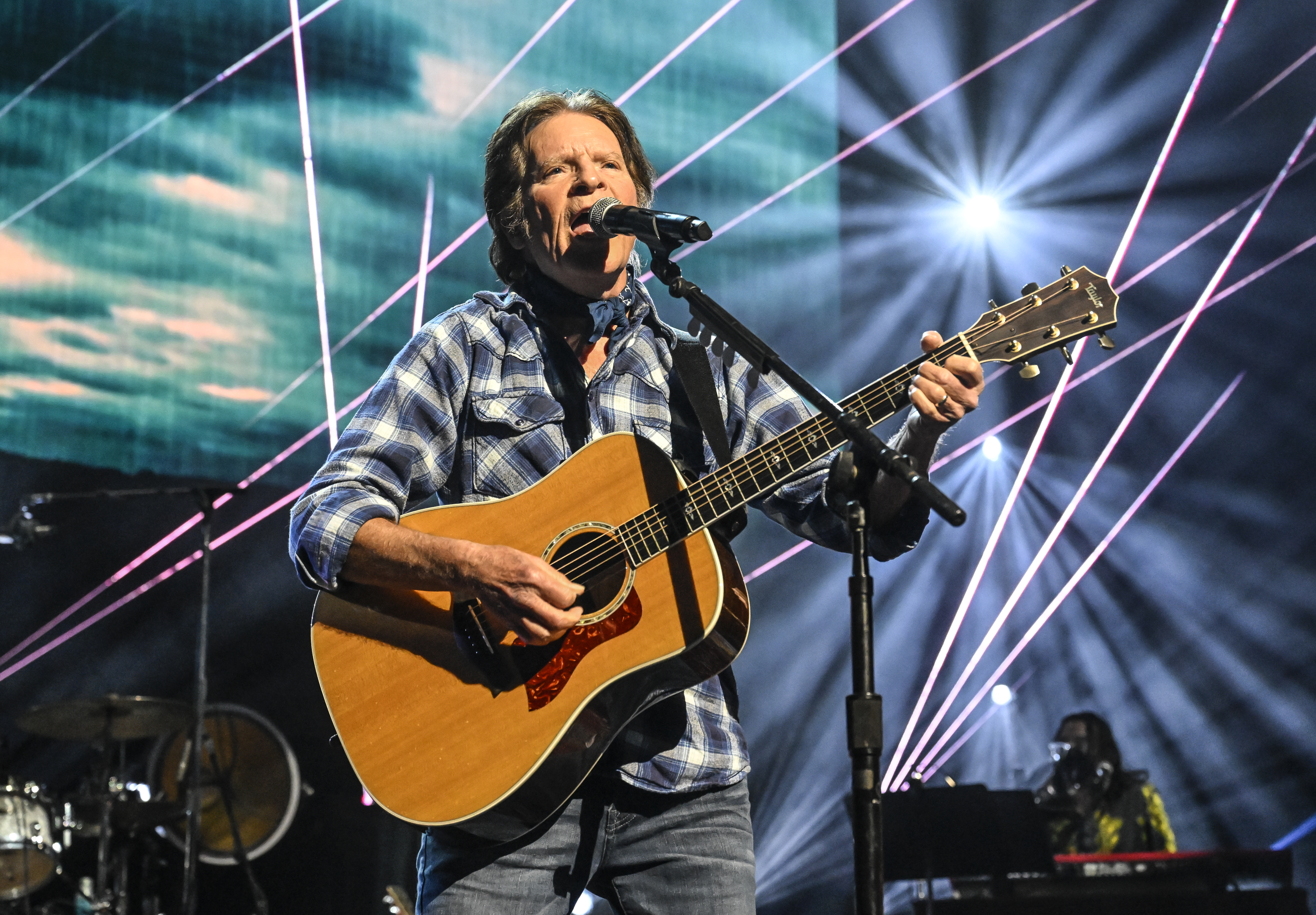 John Fogerty performs at the Jim Irsay Collection & Concert at Bill Graham Civic Auditorium on December 10, 2022 in San Francisco, California.