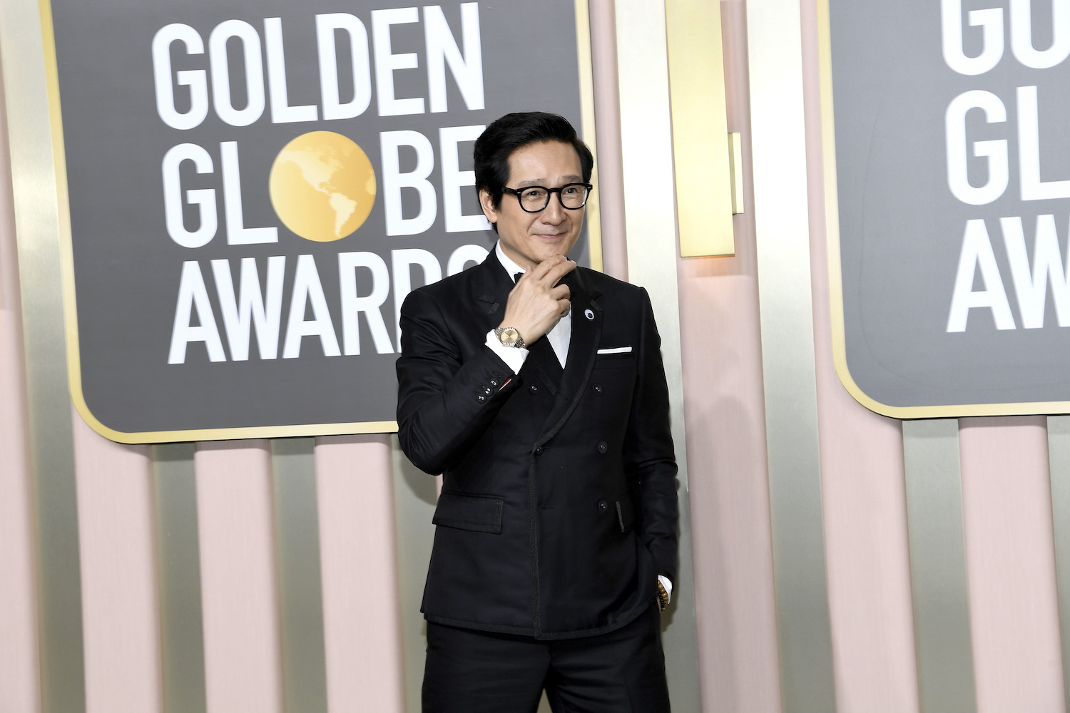Ke Huy Quan at the 80th Annaul Golden Globe Awards.