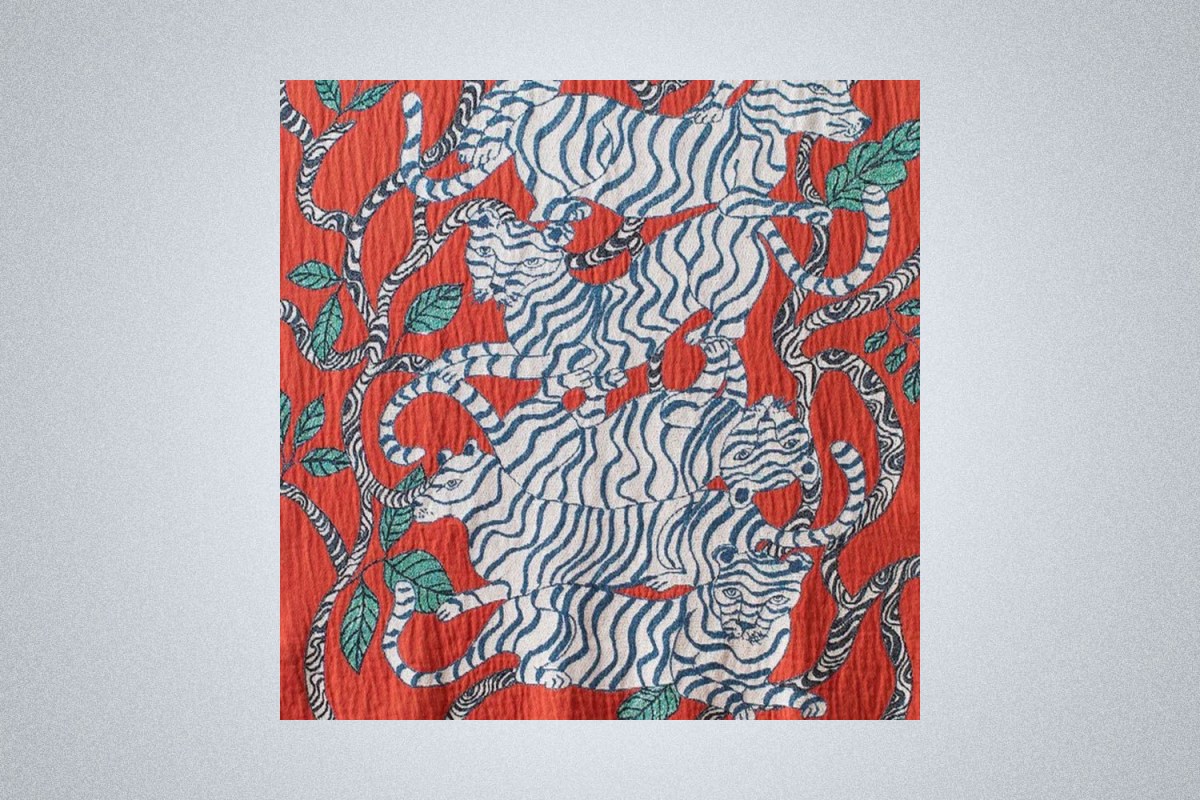 Olivia Wendel Red Tigers Blanket