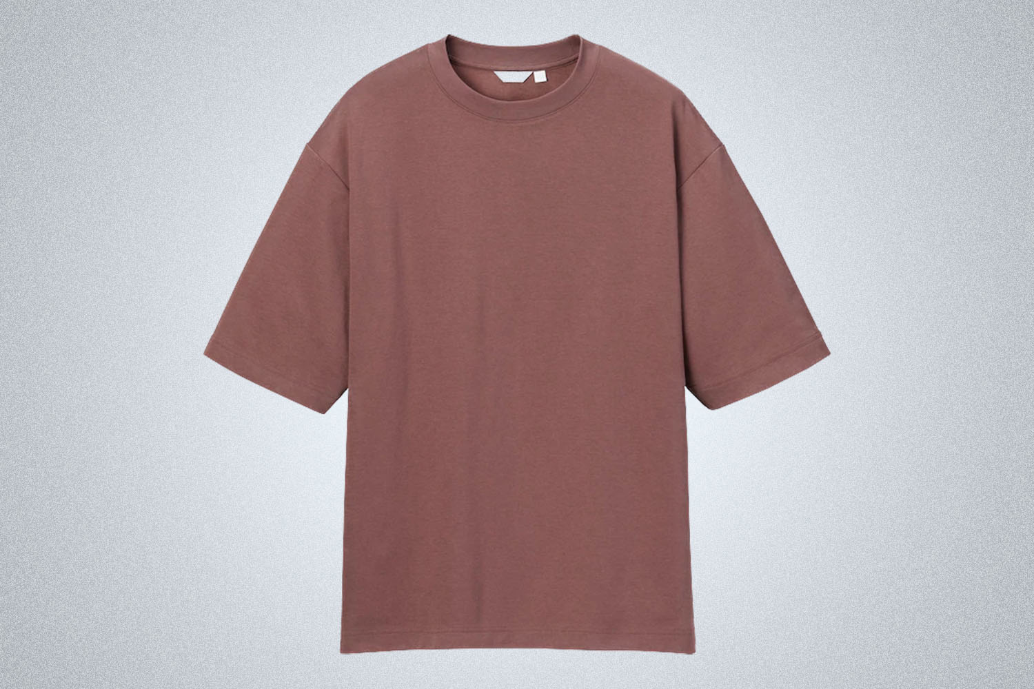 Four Square Basic Short Sleeve Round Neck 100% Cotton Plain T-Shirt Red
