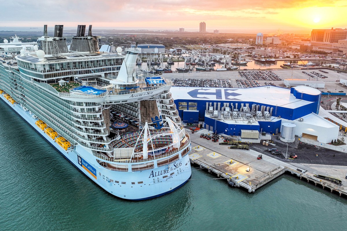 Allure of the Seas at the Port of Galveston.