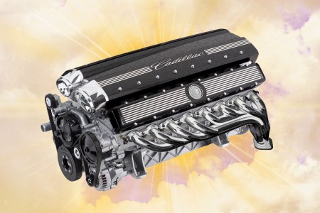 The Cadillac V16 engine, built by Katech, that was featured in the Cadillac Sixteen concept car. The automaker considered putting it in an SUV.