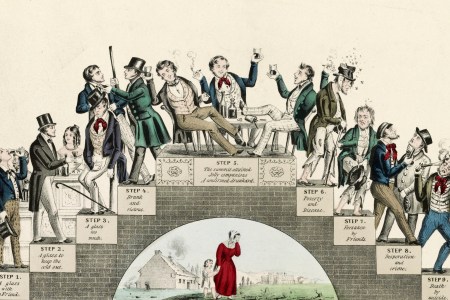 "The Drunkard's Progress," an iconic artwork from America's temperance era.