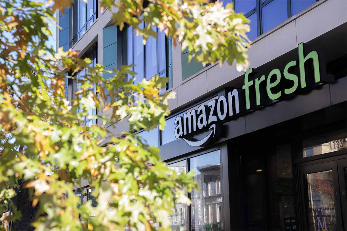 An Amazon Fresh store in Washington, DC, US, on Friday, Nov. 25, 2022. Amazon recently announced a price increase for its Amazon Fresh service.