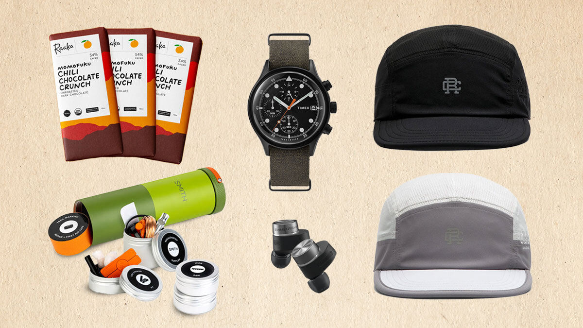 a collage of Product of the Week items on a tan background with the Products of the Week logo on top