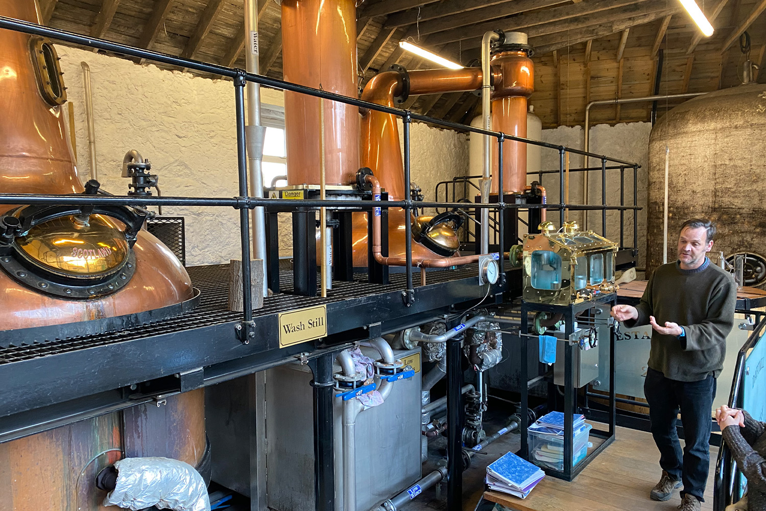 Interior of Daftmill Distillery