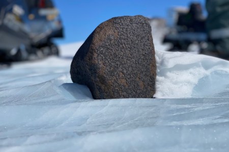 Meteorite in Antarctica
