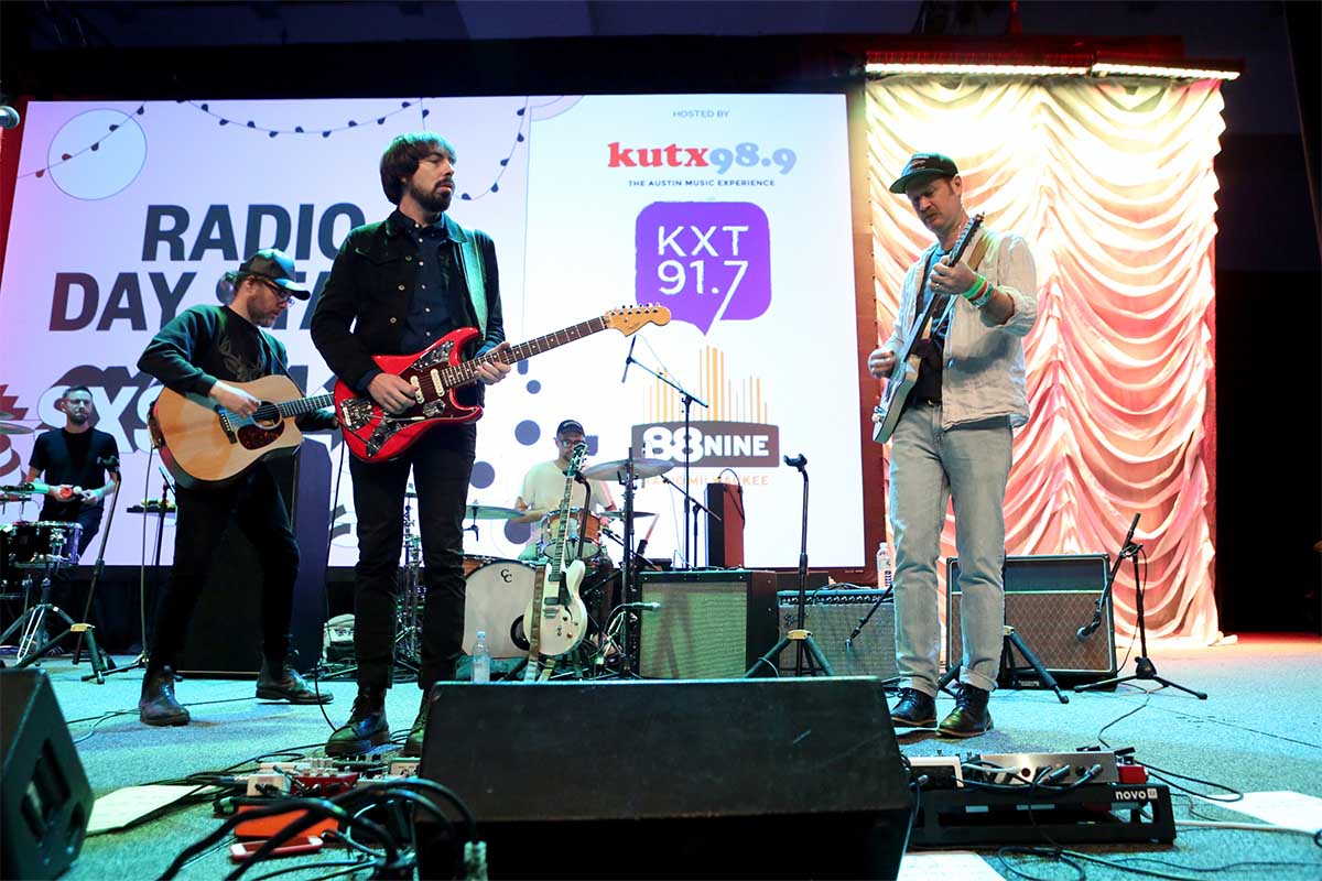 Broken Social Scene performs onstage at KUTX / KKXT / Radio Milwaukee during the 2019 SXSW Conference and Festivals at Austin Convention Center on March 15, 2019 in Austin, Texas.