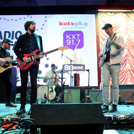 Broken Social Scene performs onstage at KUTX / KKXT / Radio Milwaukee during the 2019 SXSW Conference and Festivals at Austin Convention Center on March 15, 2019 in Austin, Texas.