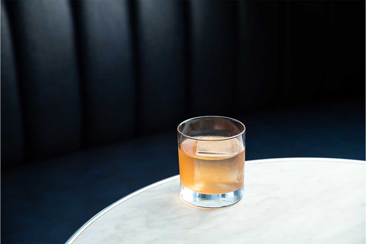 The clarified Tablet Negroni