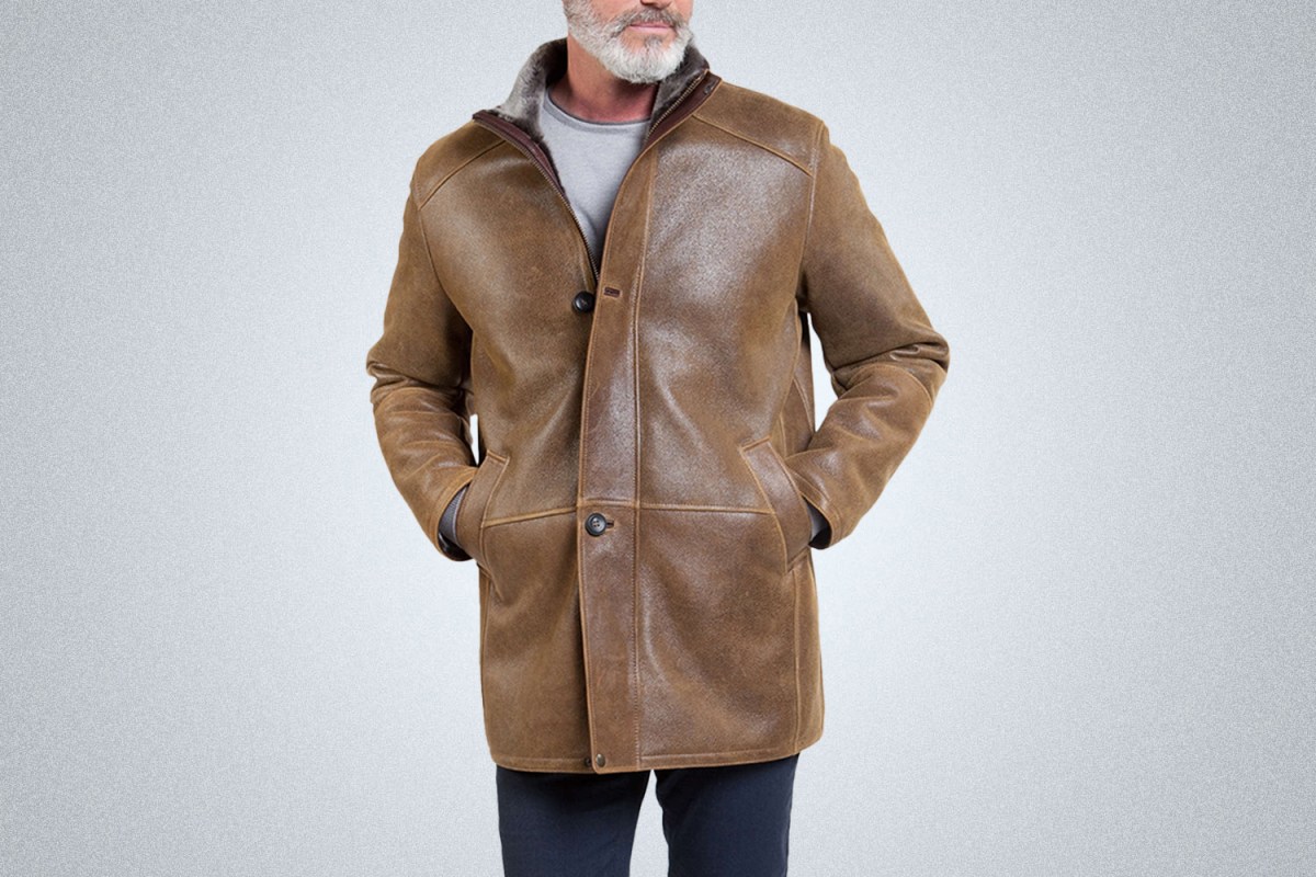 Aston Leather Laredo Shearling Coat