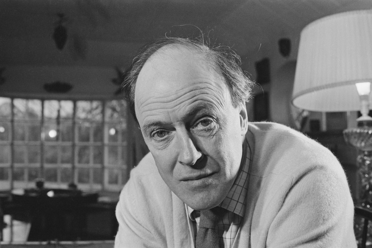 Roald Dahl photographed in the UK on December 10, 1971.