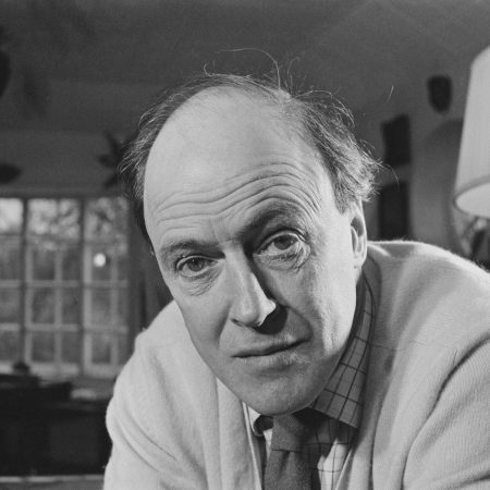Roald Dahl photographed in the UK on December 10, 1971.