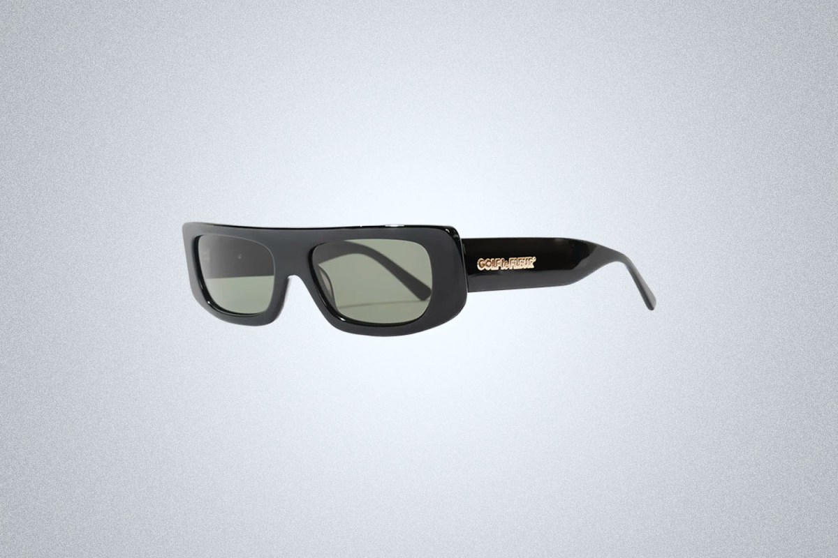 GOLF Le FLEUR* Bel-Air Rectangular Semi-Shield Acetate Sunglasses